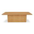 Table basse rectangulaire à coins arrondis - 55L x 36P x 17H