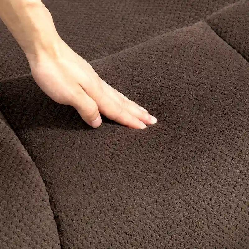 Fauteuil releveur inclinable avec massage et chauffage, fauteuil inclinable en tissu velours avec télécommande
