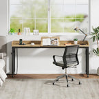 Table de lit réglable en hauteur avec roulettes, plateau inclinable, prises électriques et ports USB