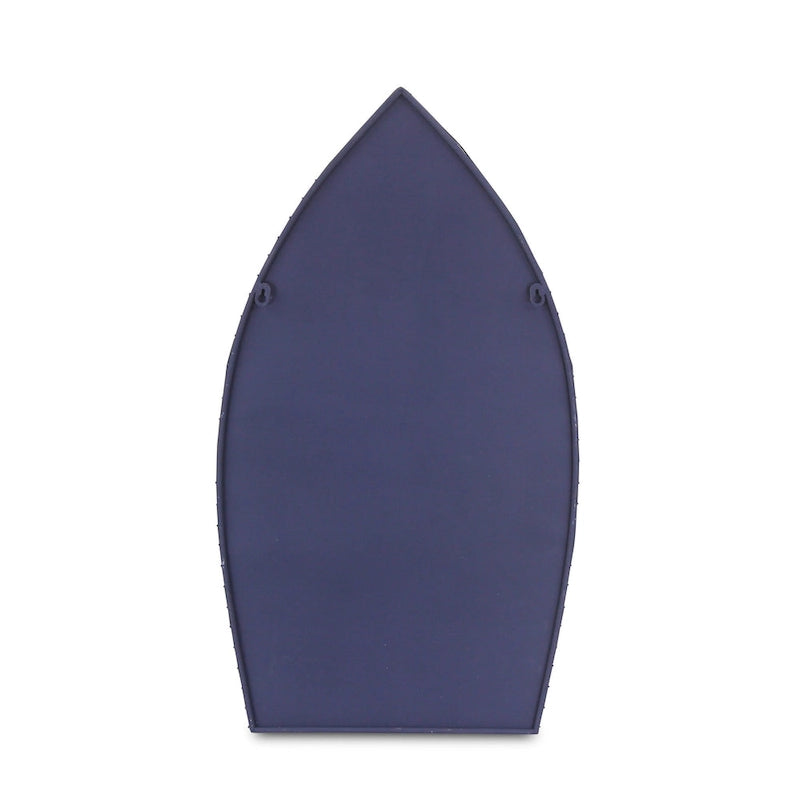 Étagère Murale à 3 Niveaux Bateau de Rame Côtier 30,25" – Bleu Marine et Blanc