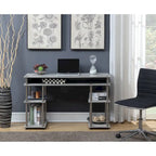 Bureau compact avec étagères ouvertes