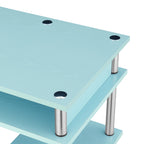 Bureau compact avec étagères ouvertes