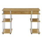 Bureau compact avec étagères ouvertes