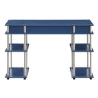 Bureau compact avec étagères ouvertes