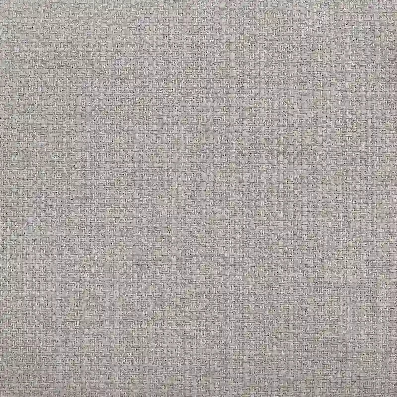 Console de rangement recouverte de tissu gris clair, 109 cm