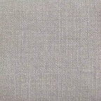 Console de rangement recouverte de tissu gris clair, 109 cm