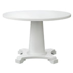 Table à manger ronde à pied central