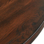 Table à manger ronde à pied central
