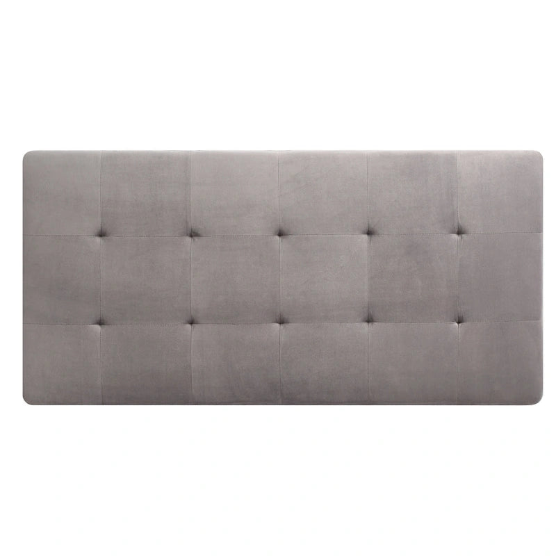 Pouffe en velours surdimensionné avec clous décoratifs