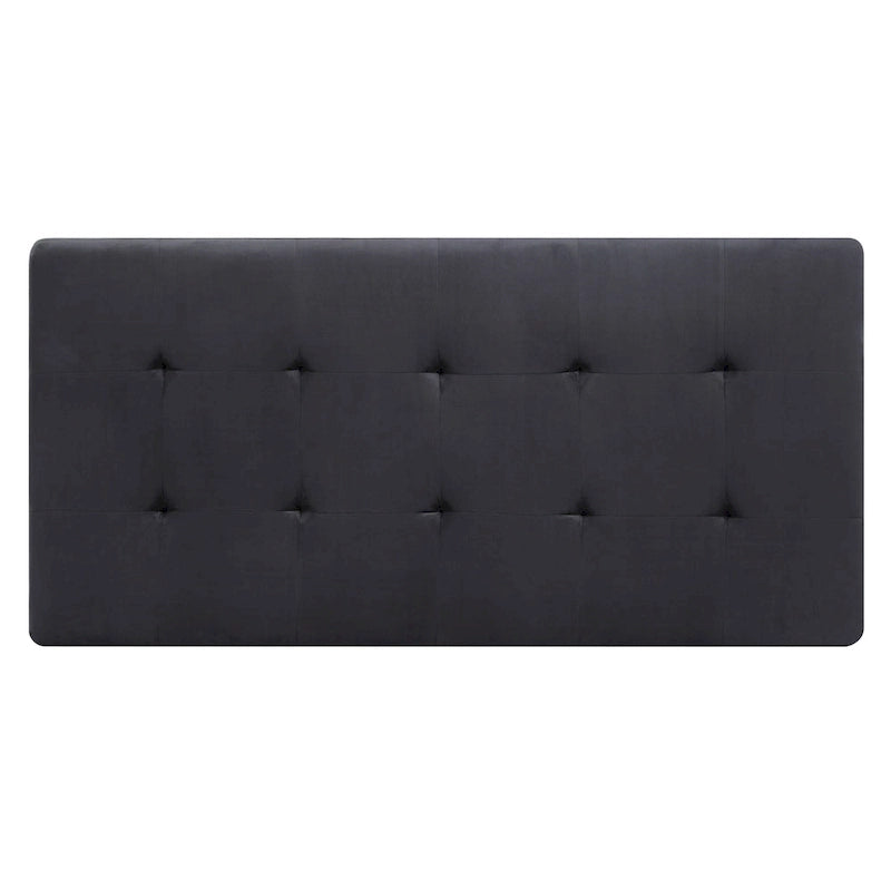 Pouffe en velours surdimensionné avec clous décoratifs