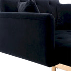 Fauteuil d'appoint rembourré de style tonneau avec rembourrage en mousse et pieds en fer