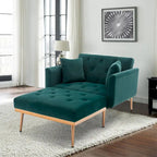 Fauteuil d'appoint rembourré de style tonneau avec rembourrage en mousse et pieds en fer