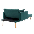 Fauteuil d'appoint rembourré de style tonneau avec rembourrage en mousse et pieds en fer