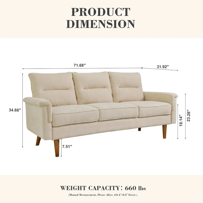 Canapé d'intérieur en bois avec coussin moelleux