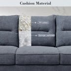 Canapé d'intérieur en bois avec coussin moelleux