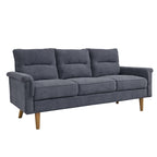 Canapé d'intérieur en bois avec coussin moelleux