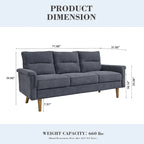 Canapé d'intérieur en bois avec coussin moelleux