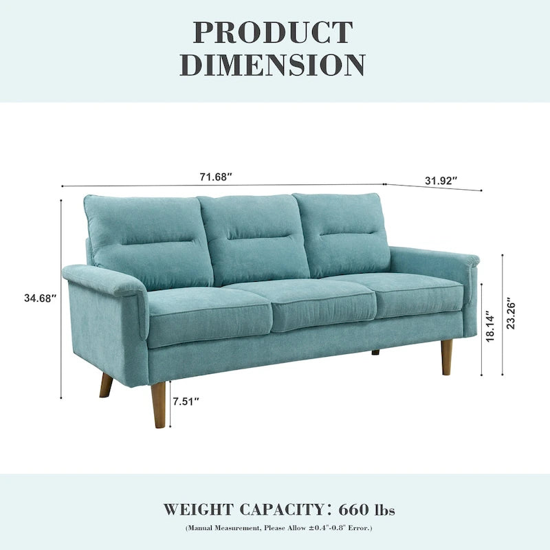 Canapé d'intérieur en bois avec coussin moelleux