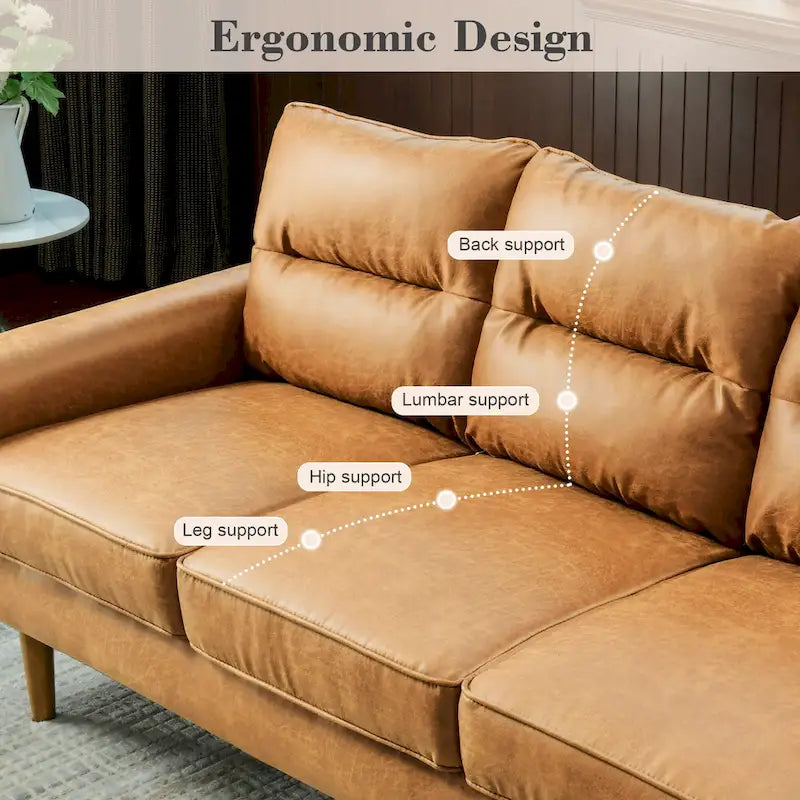Canapé d'intérieur en bois avec coussin moelleux
