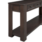 Console avec 4 tiroirs et une étagère inférieure