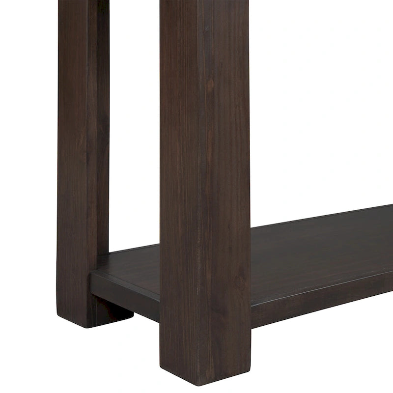 Console avec 4 tiroirs et une étagère inférieure