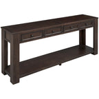 Console avec 4 tiroirs et une étagère inférieure