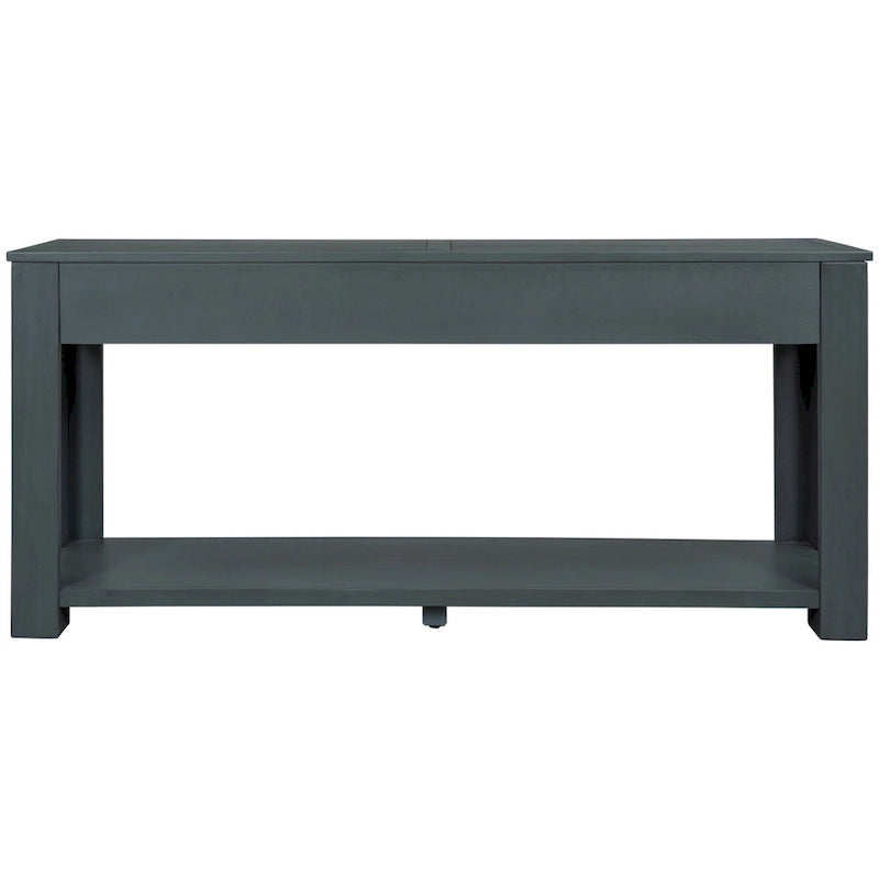 Console avec 4 tiroirs et une étagère inférieure
