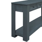 Console avec 4 tiroirs et une étagère inférieure