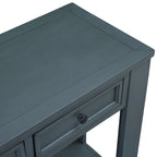 Console avec 4 tiroirs et une étagère inférieure