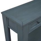 Console avec 4 tiroirs et une étagère inférieure