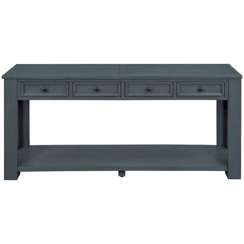 Console avec 4 tiroirs et une étagère inférieure