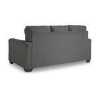Canapé-lit double avec matelas en mousse à mémoire de forme – Étain