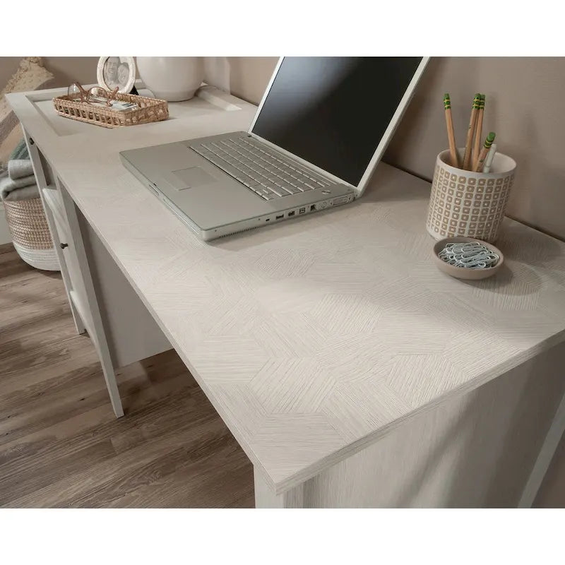 Bureau à un seul pied avec surface d'écriture coulissante